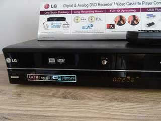 COMBO-LG RCT689H-DVD rekordér+VHS video- Kopíruje VHS na DVD