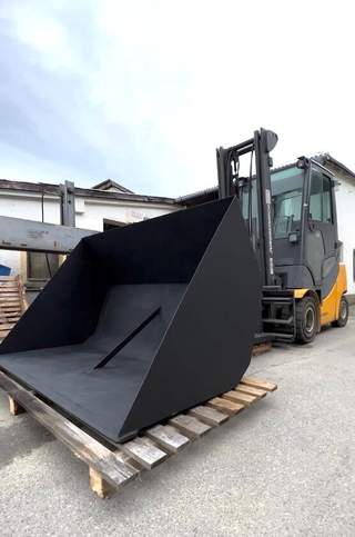 Novou hydraulickou lopatu / lžíci na VZV