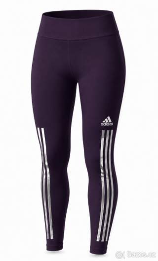 Dívčí bavlněné legíny-ADIDAS- S,34-36