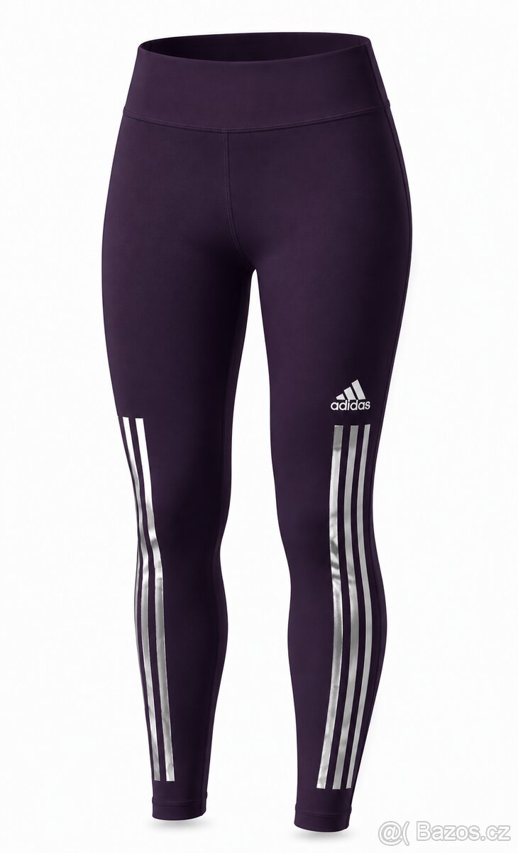 Dívčí bavlněné legíny-ADIDAS- S,34-36
