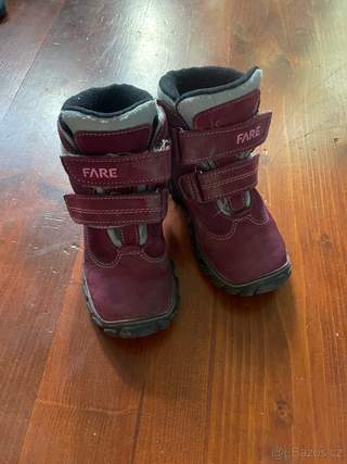Barefoot boty Fare velikosti ve vel. 29