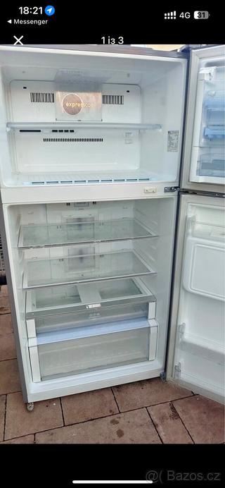 Americká kombinovaná lednice LG GR B652 YLBK