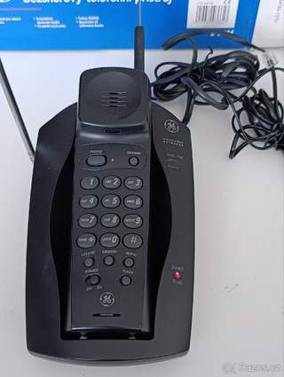 Vintage bezdrátový telefon GE General Electric plně funkční