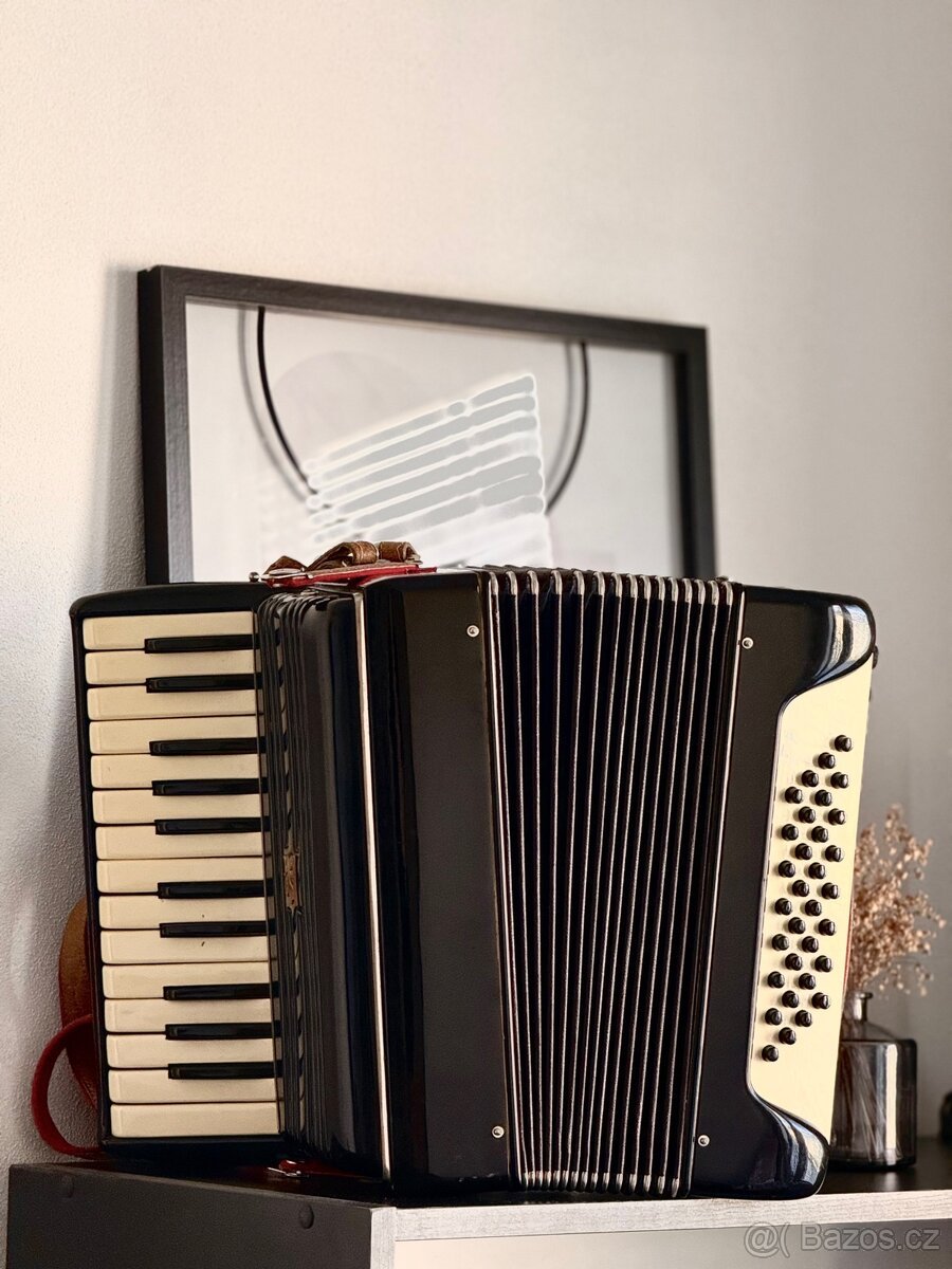 Vintage tahací harmonika Lignatone