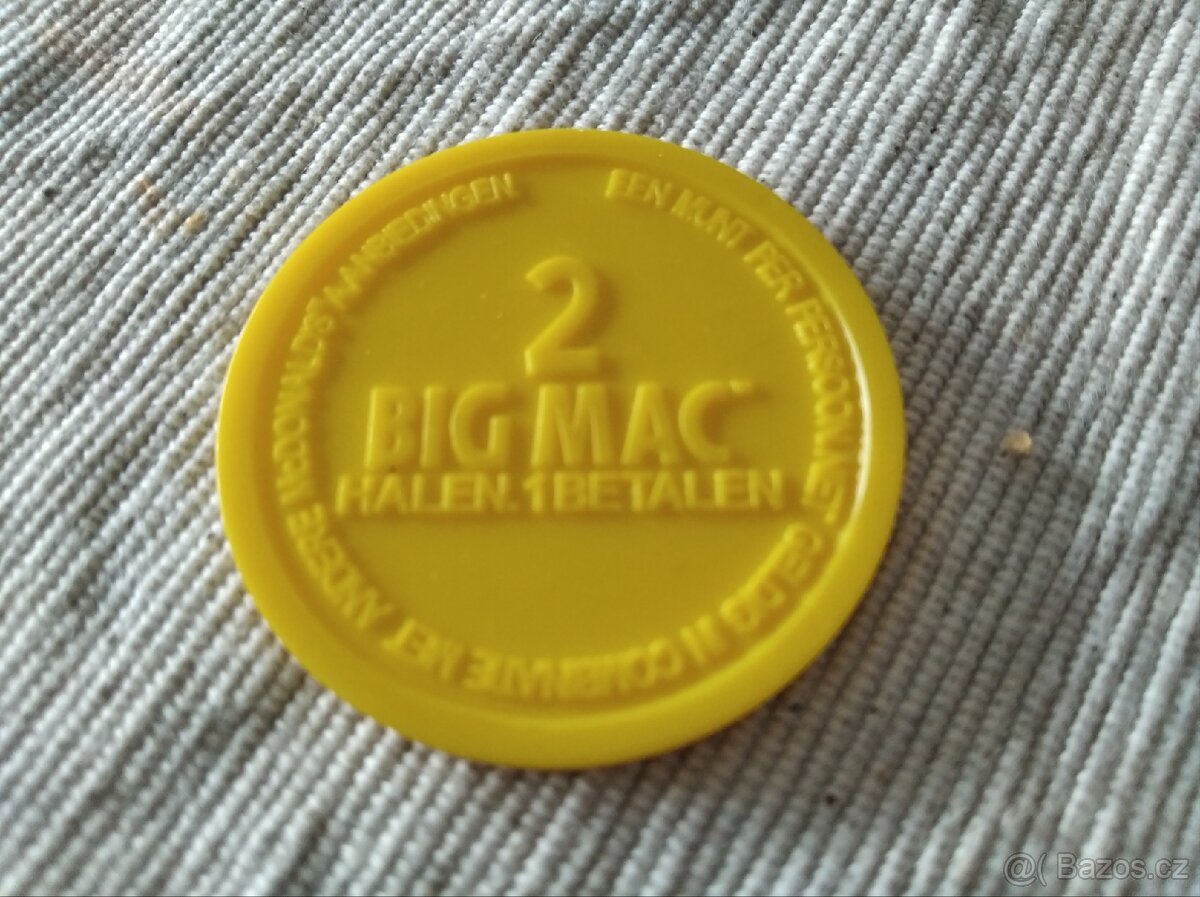 Žeton (token) McDonald's, NL, 1997