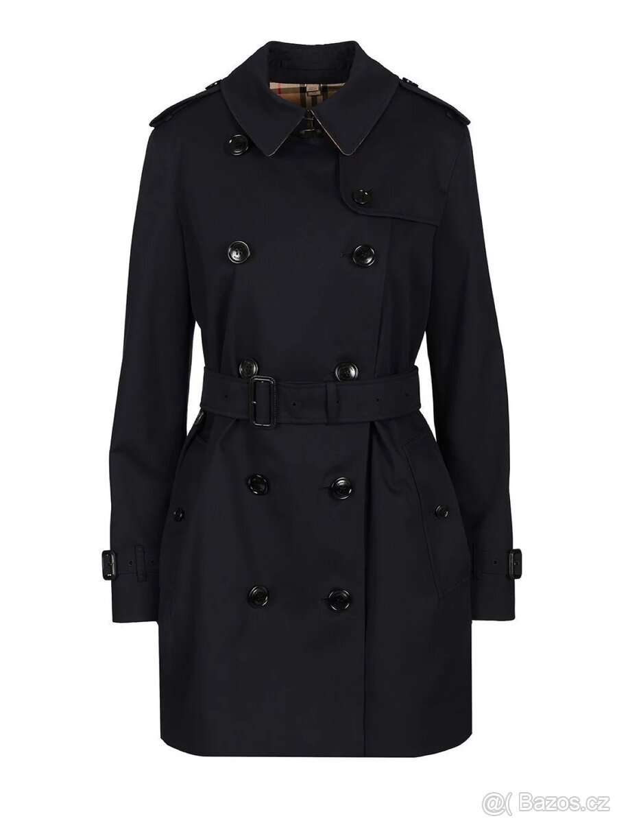 Replika pánského černého BURBERRY Kensington MEDIM length