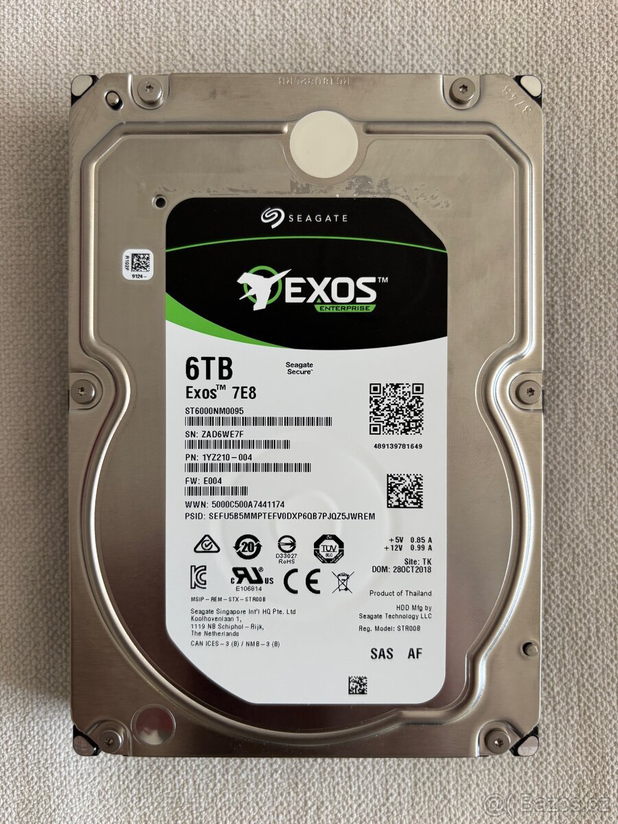 HDD Seagate 6000GB/6TB, 7.200ot, 256MB Cache SAS3, NLSAS