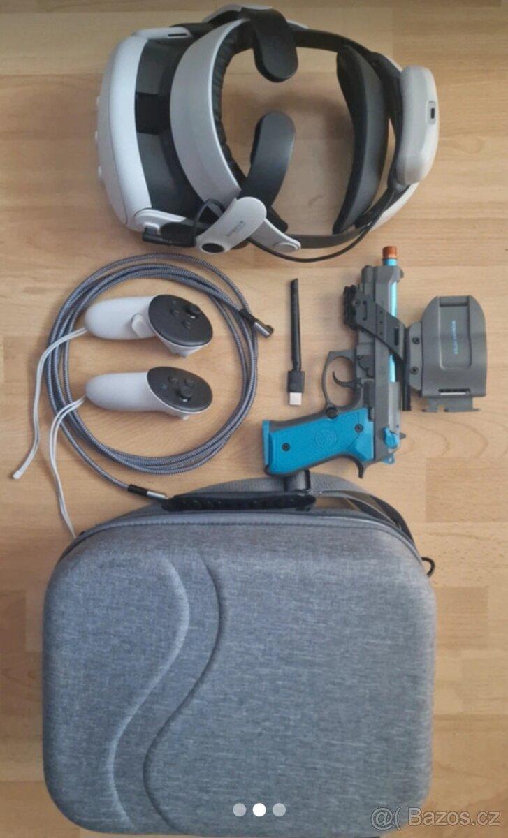 Metaquest 3 VR Goggles & M9 Pistol