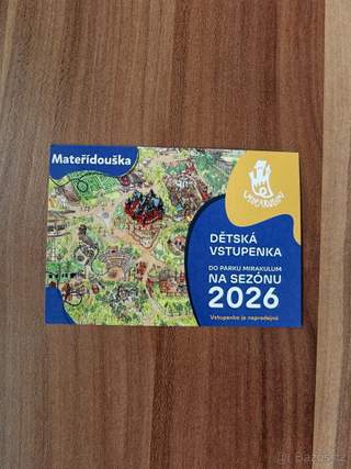 Dětské vstupenky Mirákulum