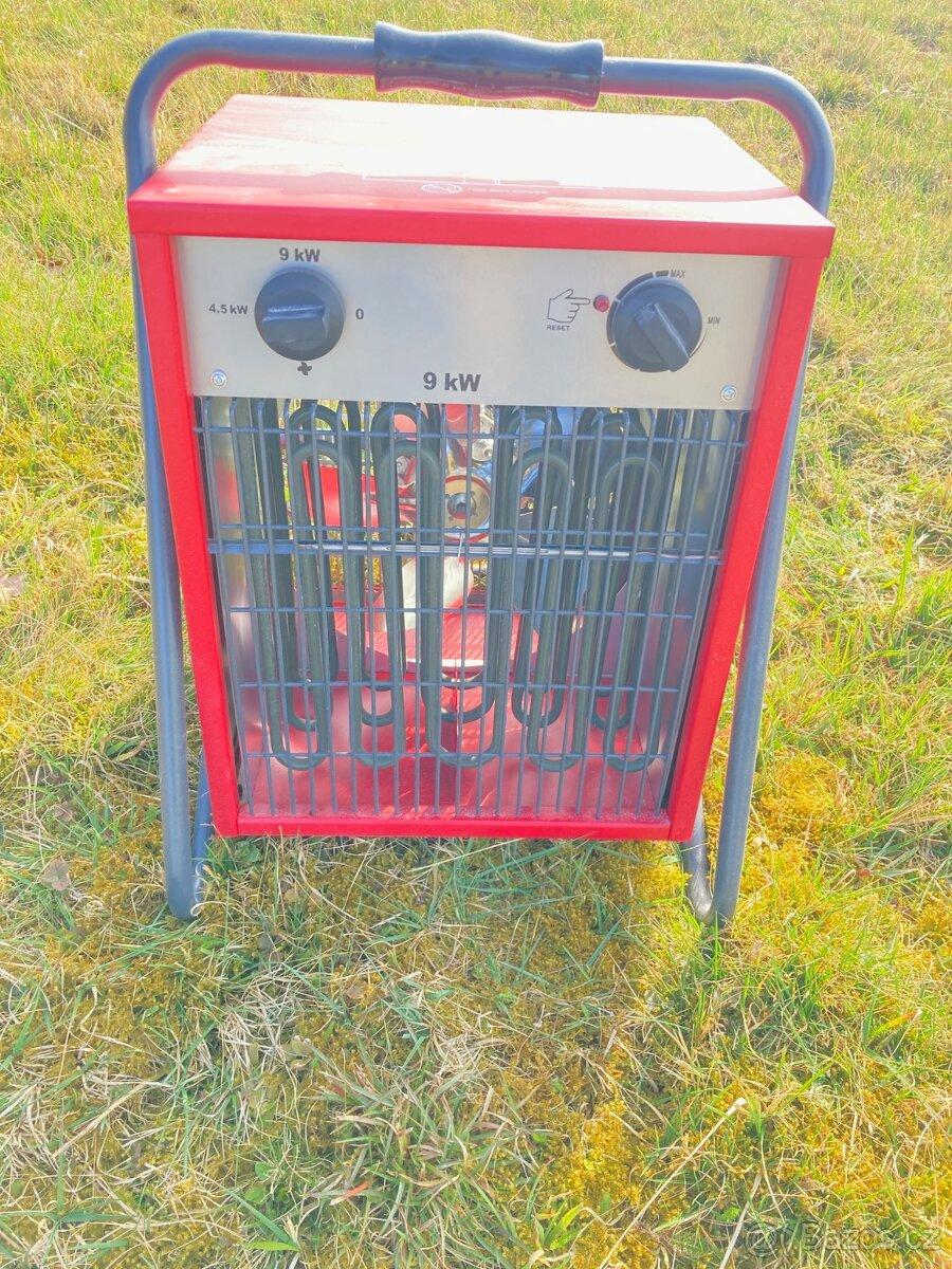 Elektrický topný ventilátor 9000 W - nový, Plzeň