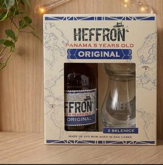Rum Heferon Pack se dvěmi skleničkami