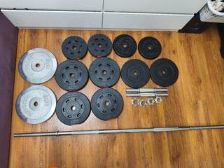 Činkový set – osa, jednoručky a kotouče