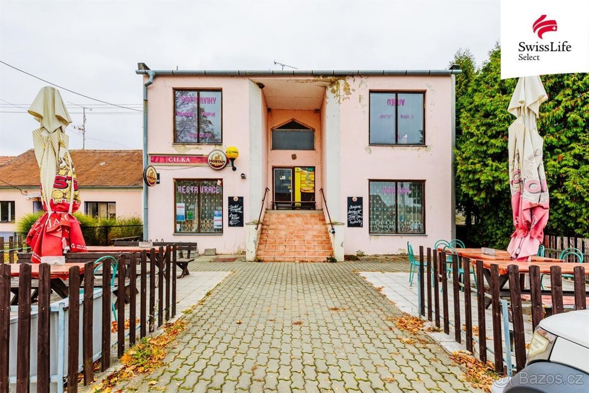Prodej restaurace 267 m2, Hostěradice