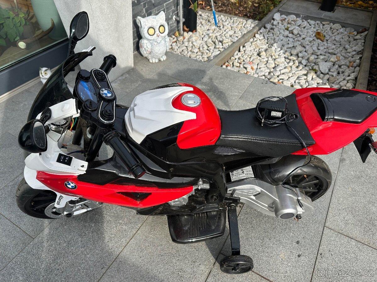 Dětská elektrická motorka BMW S 1000 RR