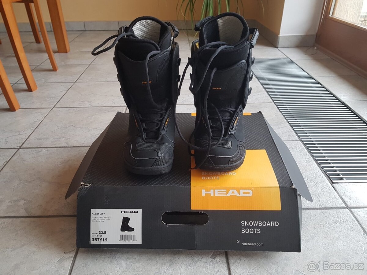 Dětské boty na snowboard, vel. 36,5