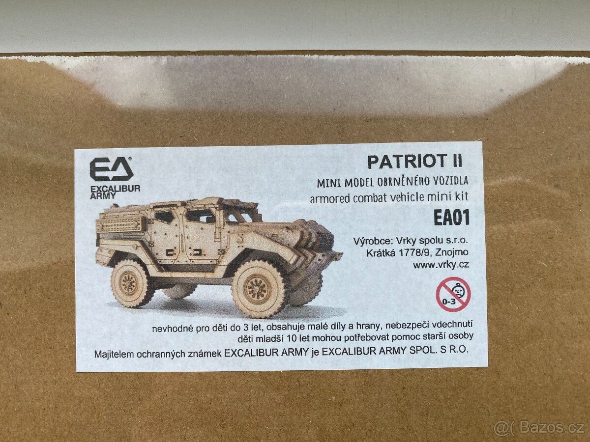 Nový dřevěný model k sestavení - Patriot II