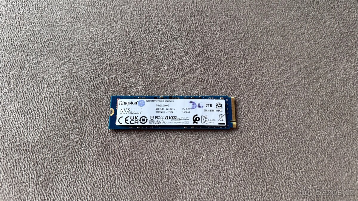 SSD Kingston NV3 2TB – M.2 NVMe PCIe 4.0