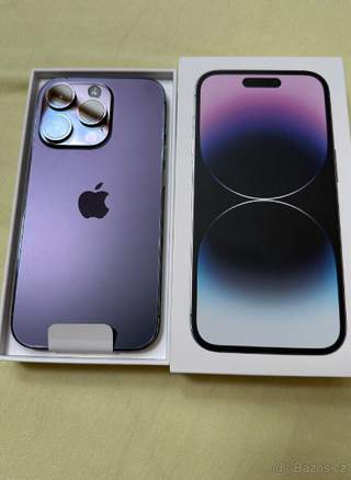 iPhone 14 Pro Deep Purple ZCELA NOVÝ BATERIE 100%