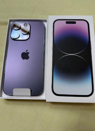 iPhone 14 Pro Deep Purple ZCELA NOVÝ BATERIE 100%