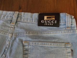 ZNAČKOVÉ DŽÍNY GUCCI VEL 34 ELASTICKÉ 43 CM 100%STAV