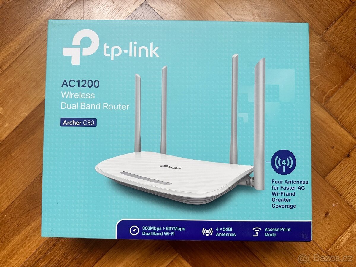 TP-Link Archer C50 AC1200 Dual Band bílý