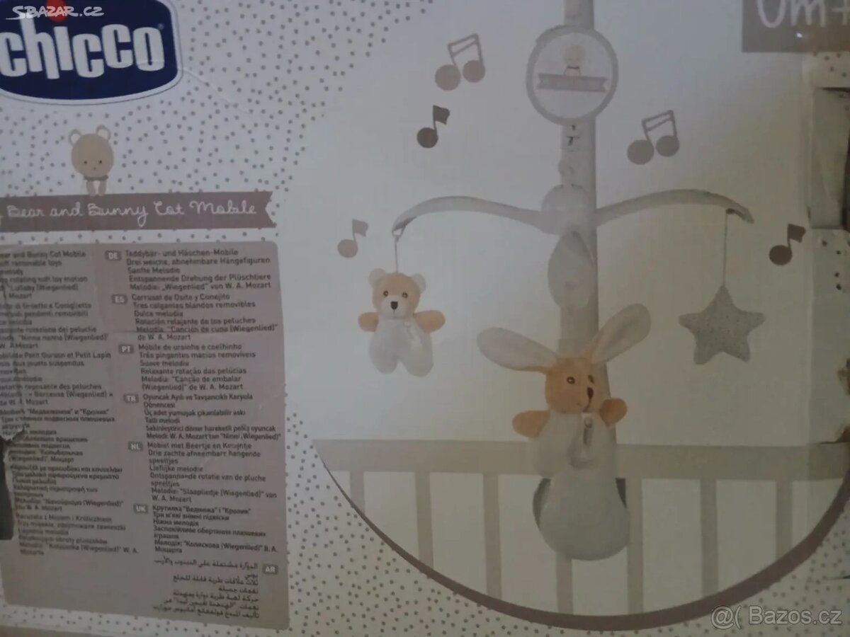 Kolotoč nad postýlku Chicco HRACÍ STROJEK