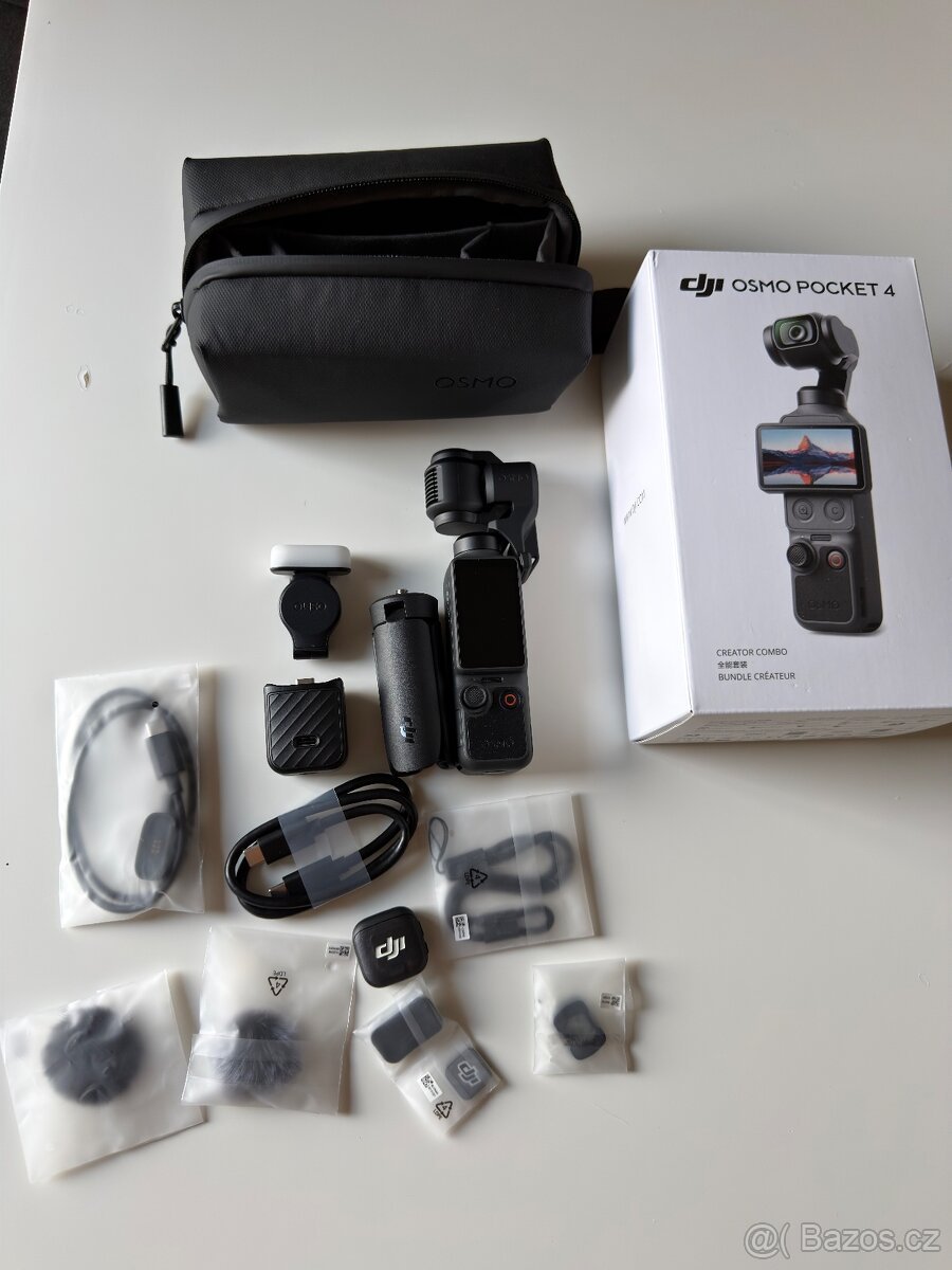 DJI Osmo Pocket 4 - 3x použitá, stav