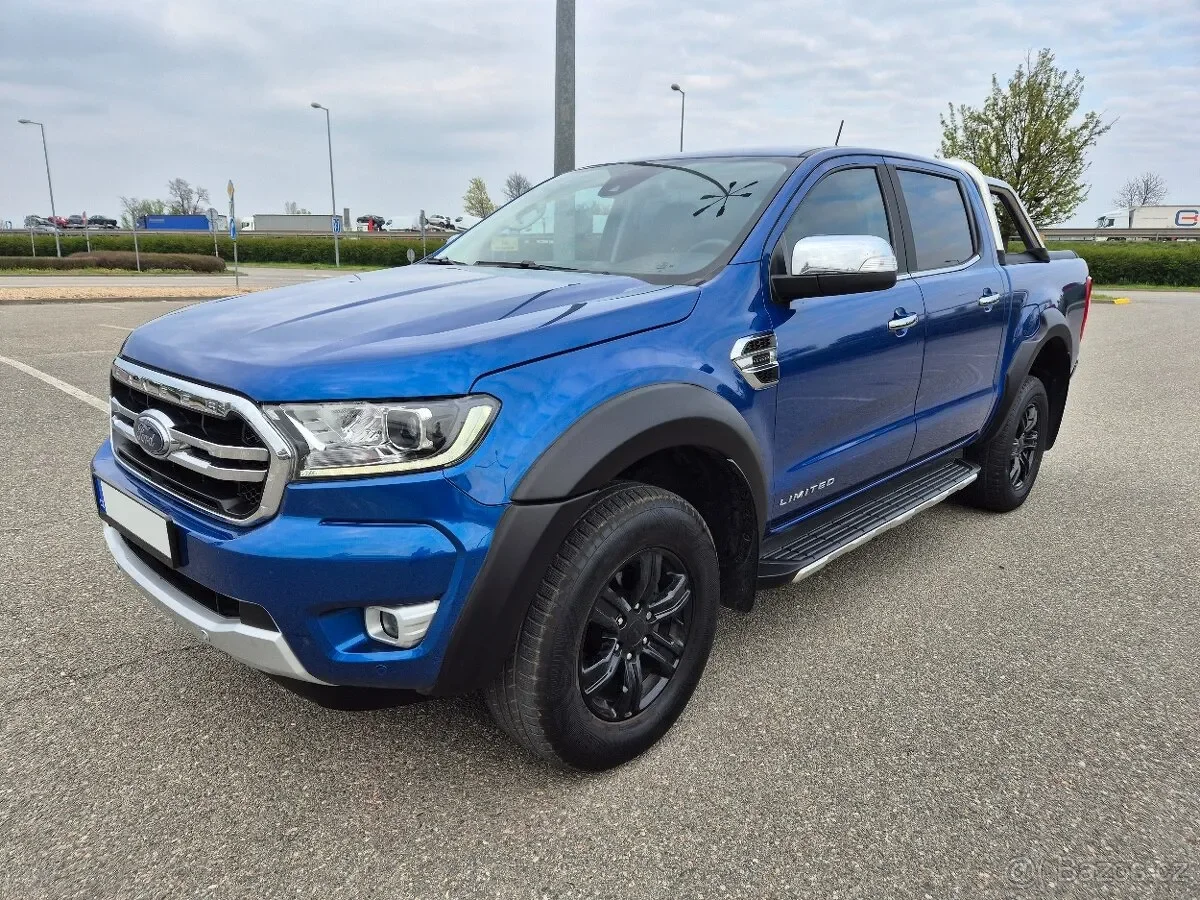Ford Ranger Limited CZ I.majitel 2.0 rok 3/2024 automat 4x4