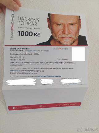 Poukaz do Divadla Studio dva