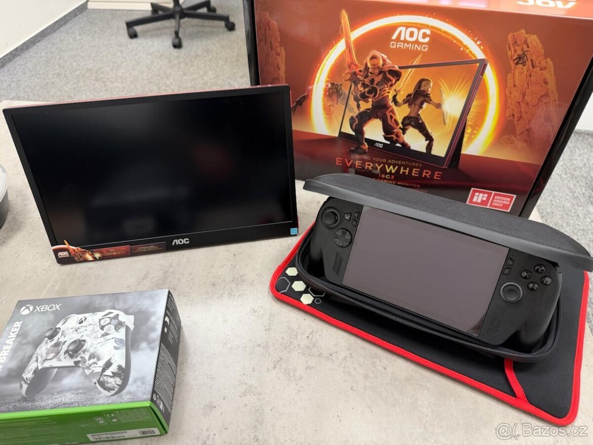 ASUS ROG Xbox Ally X +1TB +144Hz monitor +2× ovladač+záruka