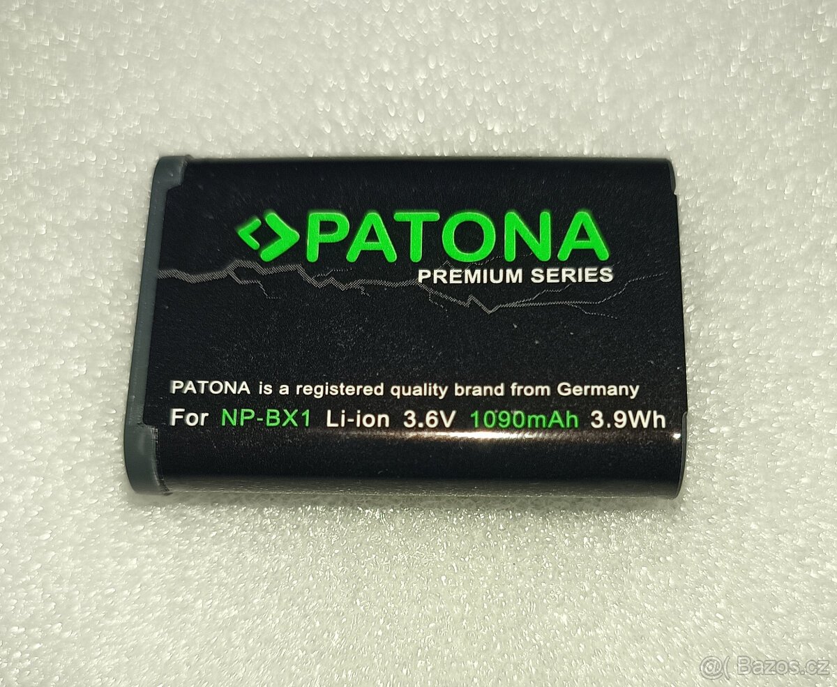 2x Sony NP-BX1, USB nabíječka, adaptér filtrů 52mm