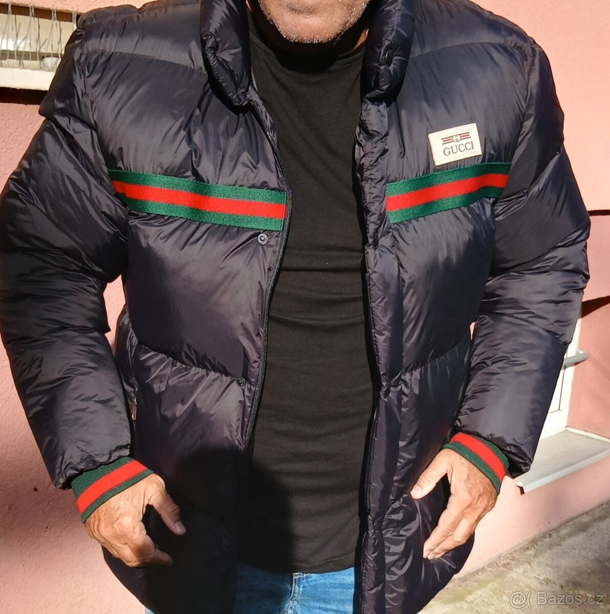 Zimní bunda Gucci pánská černá 3XL