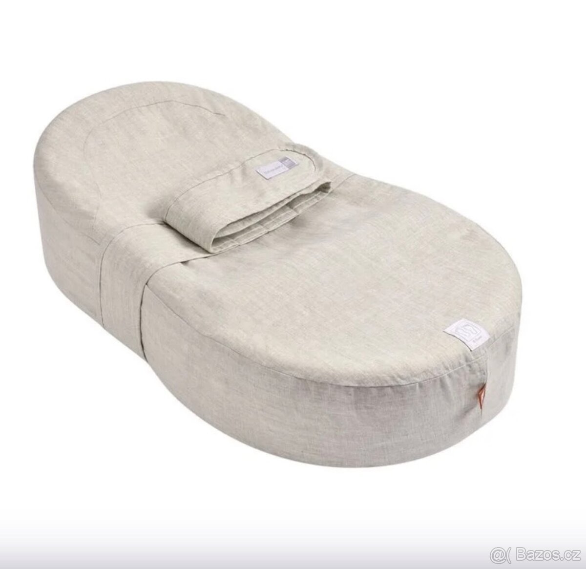 CocoonaBaby podložka + povlak Natural Linen