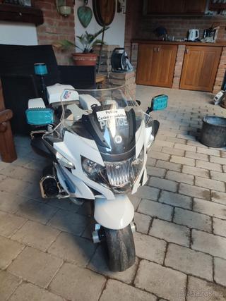Dětská policejní elektrická motorka BMW