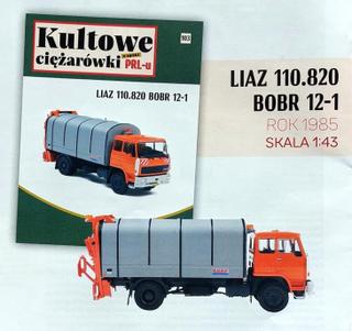 LIAZ 110 Bobr popeláři 1:43 DEA
