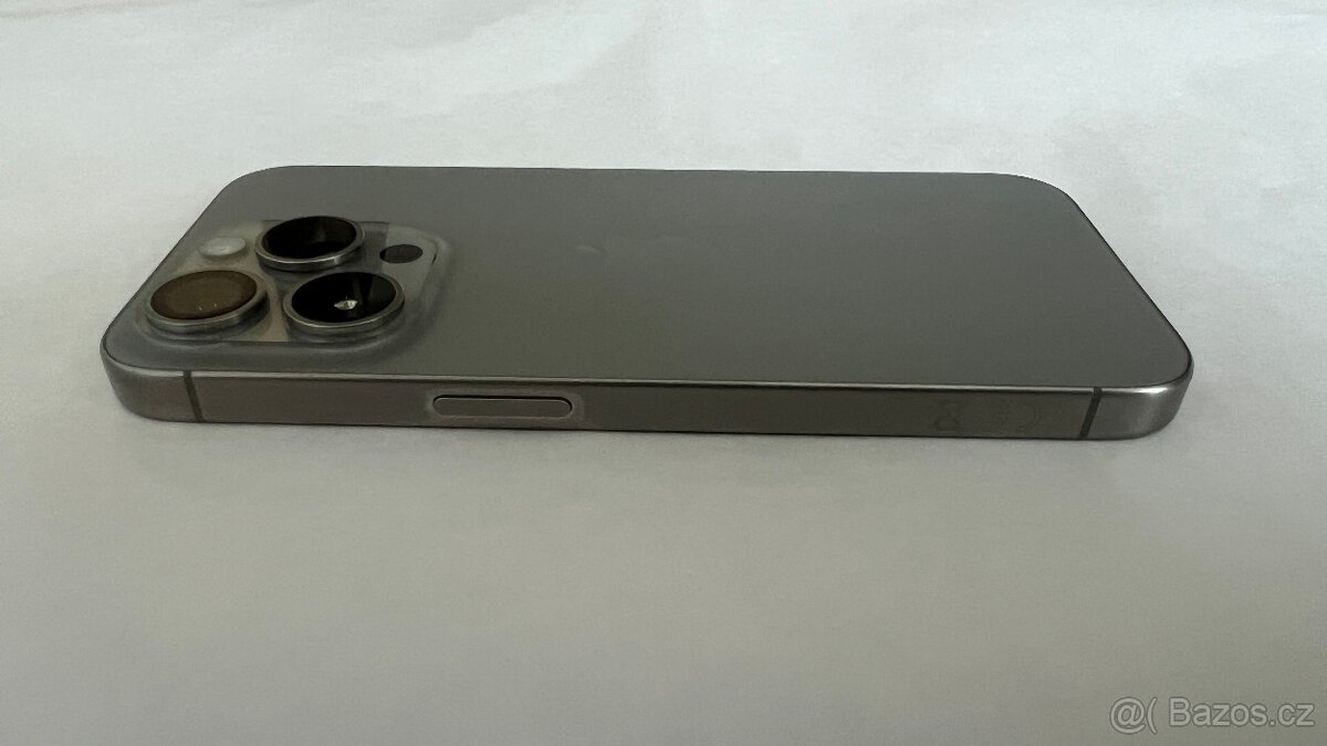APPLE IPHONE 15 PRO 256 GB NATURAL,12 MĚS.ZÁRUKA,JAKO NOVÝ