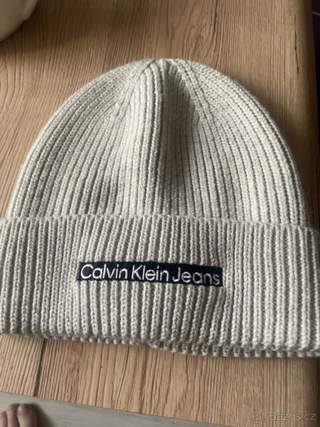 Calvin Klein Jeans beanie čepice – béžová