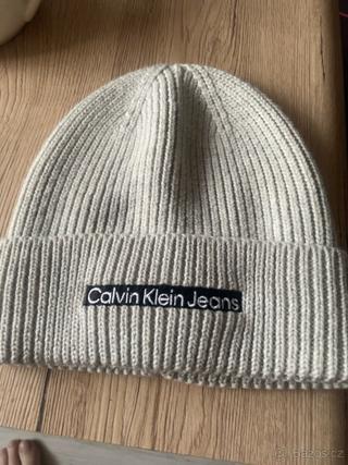 Calvin Klein Jeans beanie čepice – béžová