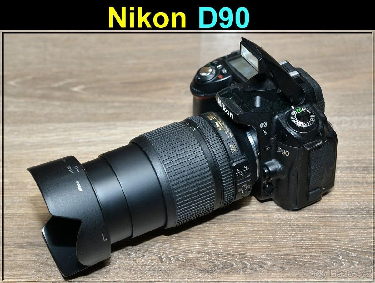 Nikon D90 + AF-S 18-105mm DX ED VR 22 000 Exp.