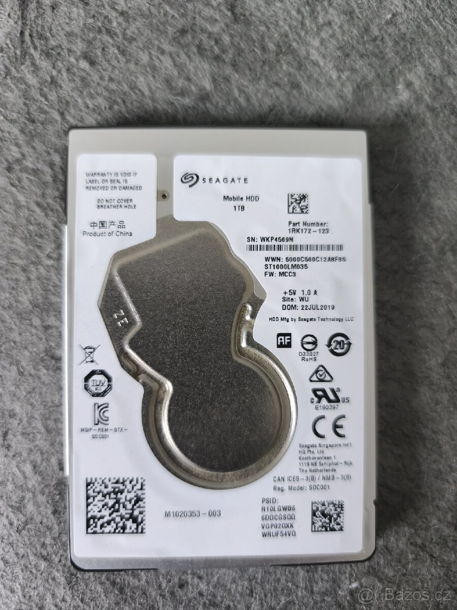 2,5" HDD Seagate 1TB