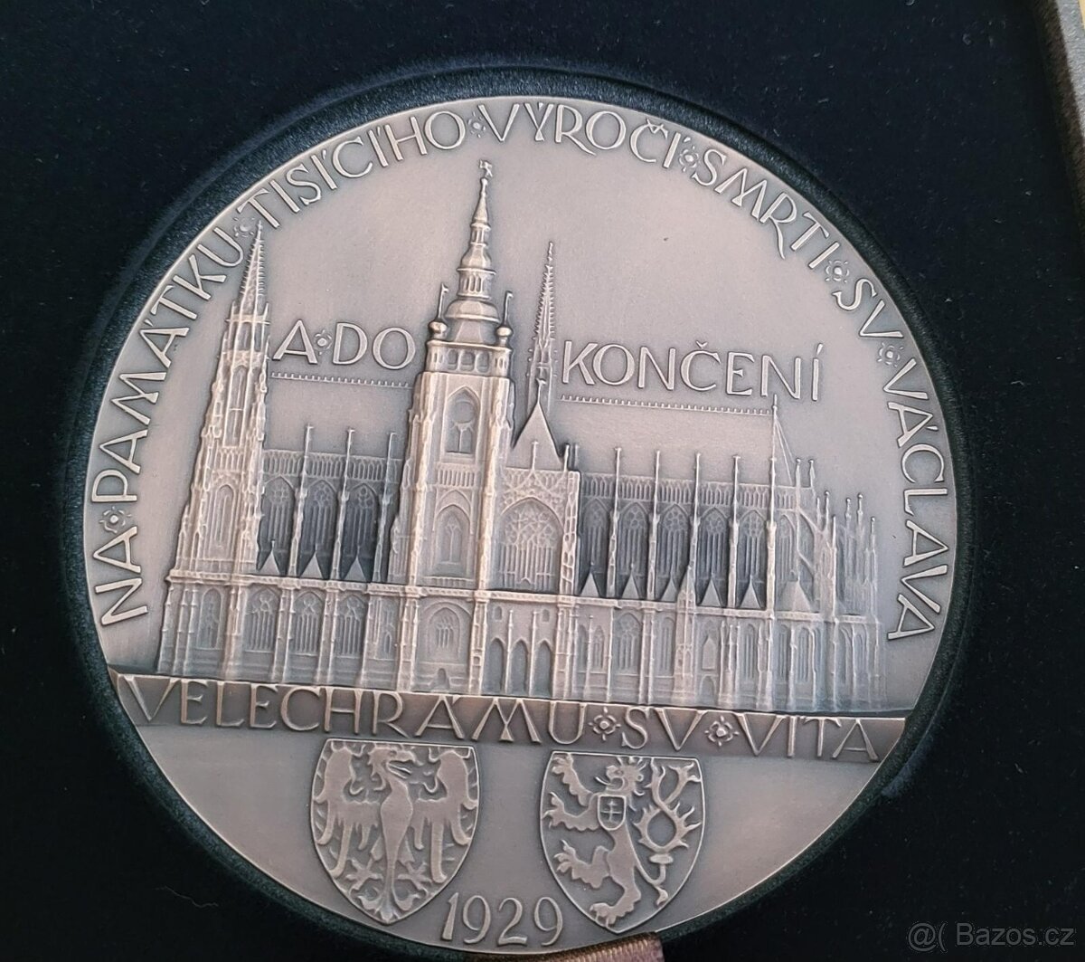 1kg Cu medaile – Dokončení chrámu sv. Víta (2024) –