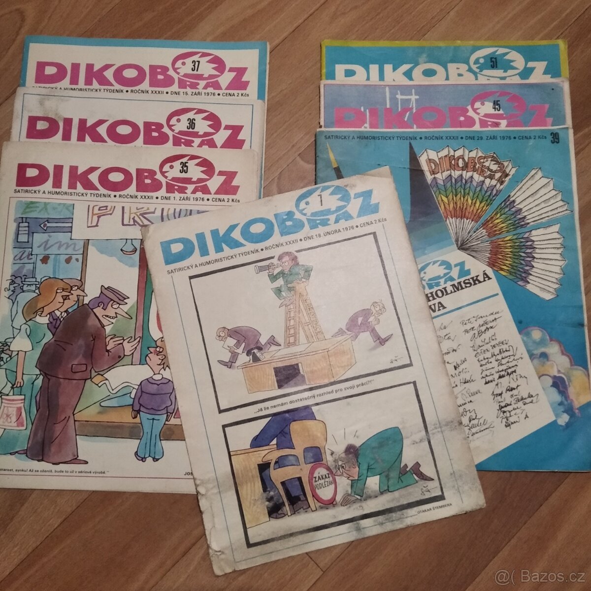 časopisy Dikobraz 1976