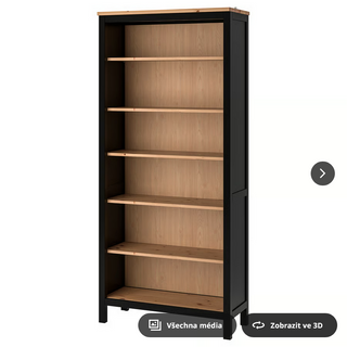 Knihovna Hemnes Ikea