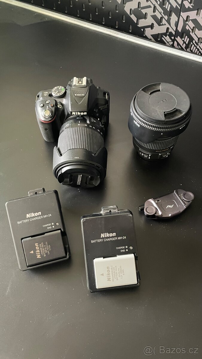 Nikon D5300 + Sigma 17-50 f/2.8 + Tamron 18-200 VC – komplet
