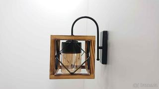 Dřevěné nástěnné svítidlo Zikzak Camli Aplik Opviq lights