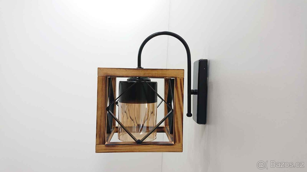 Dřevěné nástěnné svítidlo Zikzak Camli Aplik Opviq lights