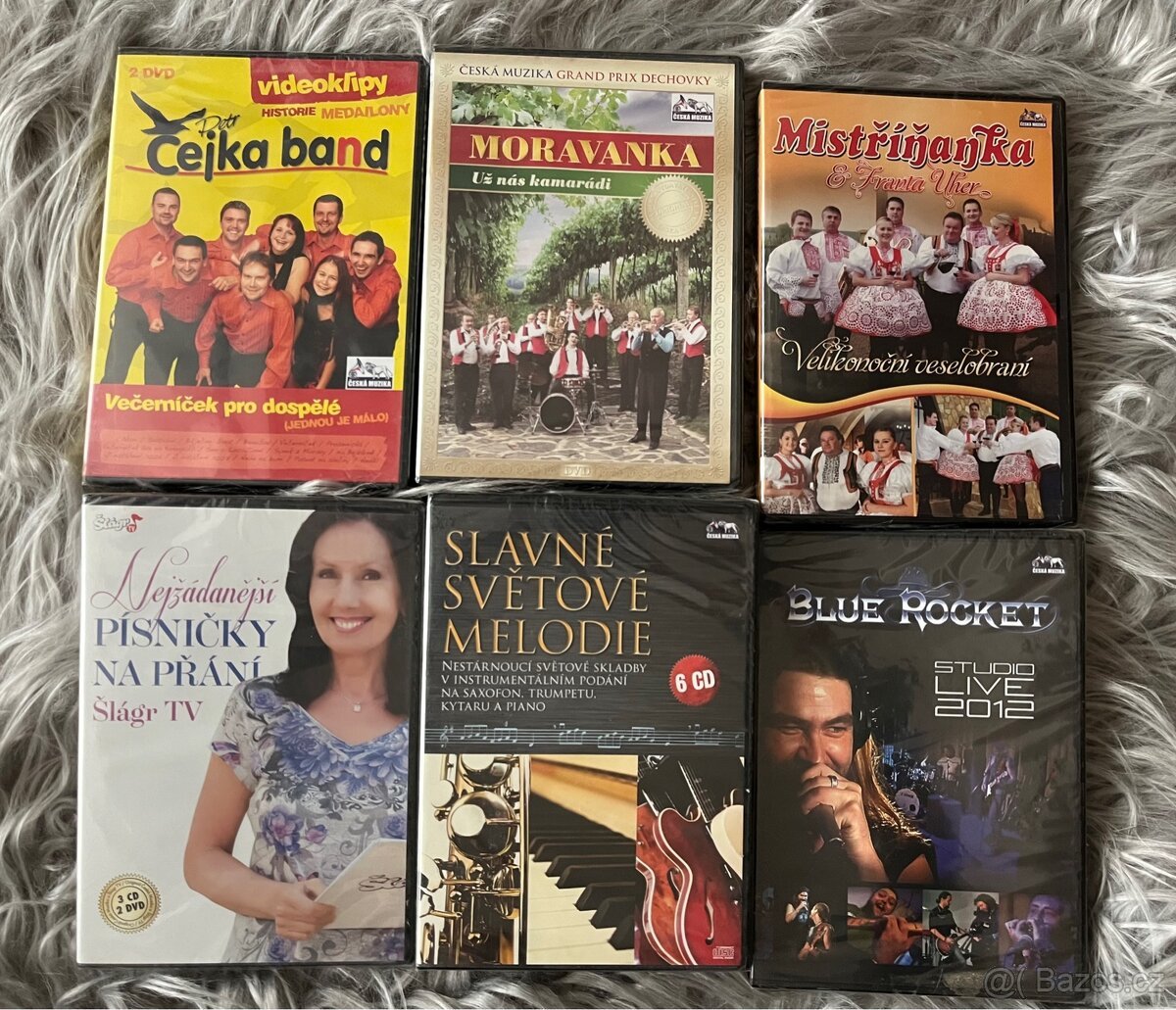 Česká muzika CD a DVD