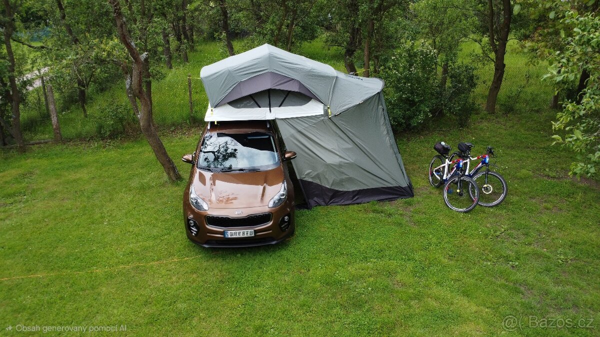 Střešní stan MH 500 + přístřešek