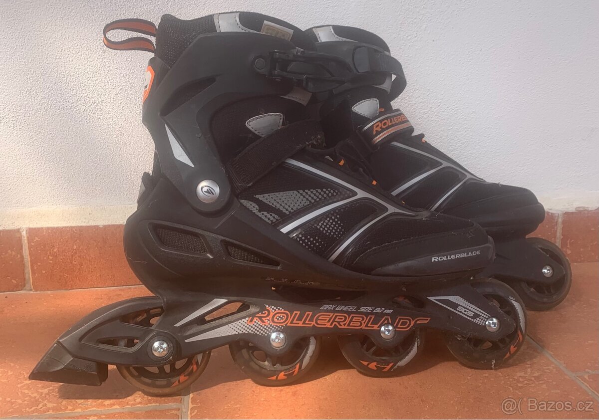 Rollerblade kolečkové brusle vel. 45 – pěkný stav
