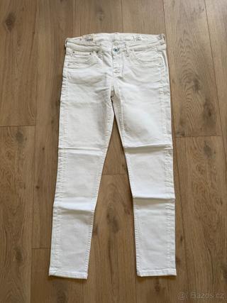 Bílé džíny Pepe Jeans SKINNY 31/28 dámské
